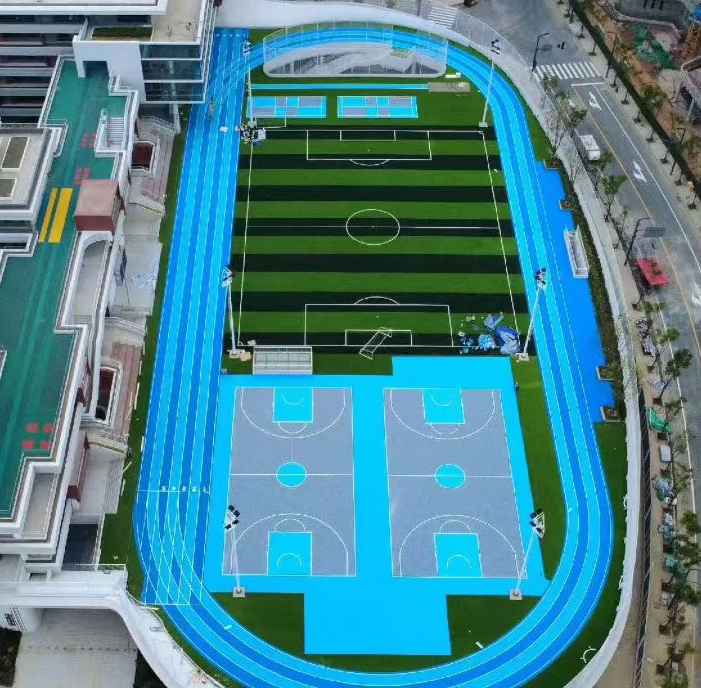 佛山市塑胶跑道足球场人造草坪 - 价格